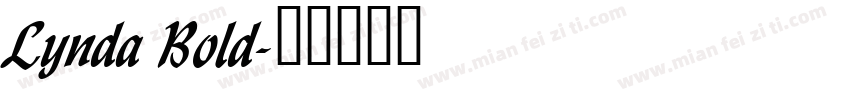 Lynda Bold字体转换